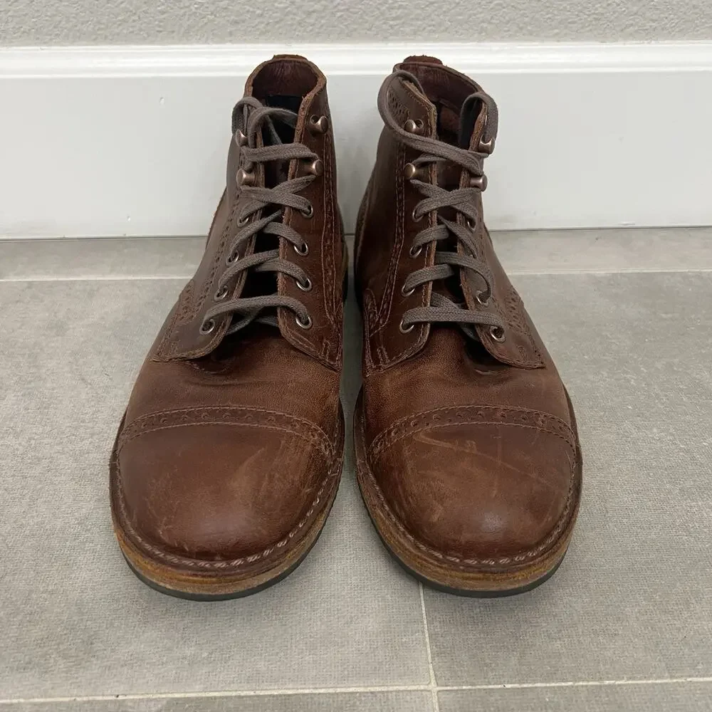 Danner Jack II Mens 9.5 Wide 2E BrownChukka Ankle BLeather Lace Up Boot Shoes